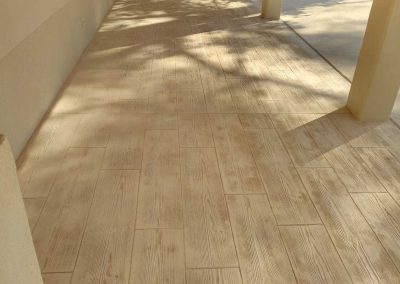Béton imprimé